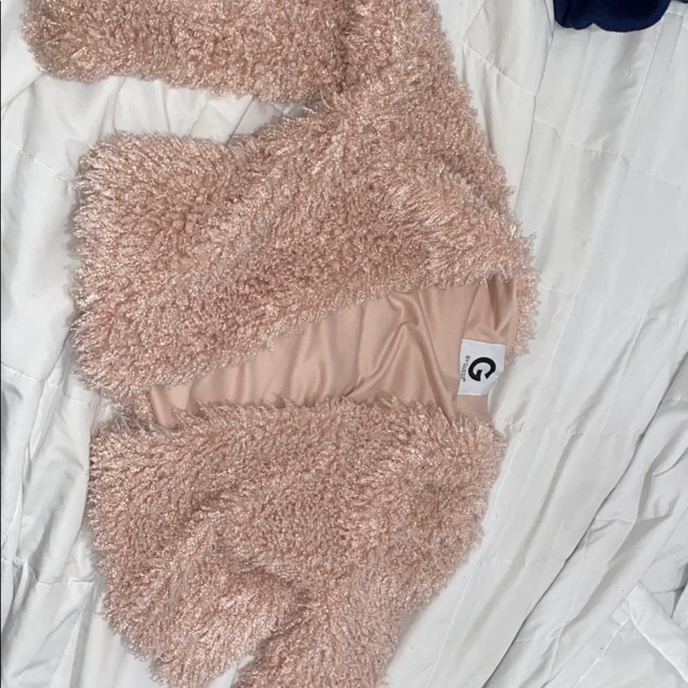 Zoe Shaggy Faux-Fur Jacket- By Guess